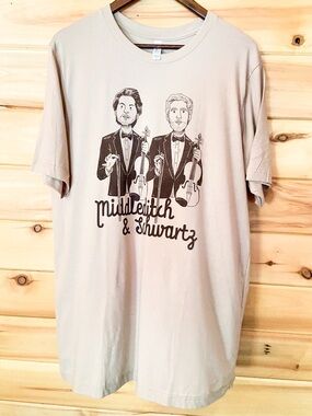 Middleditch & Schwartz Orchestra Funny Graphic Unisex Tee Netflix Improv Merch